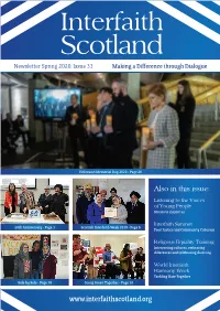 Newsletter Spring 2020: Issue 33 Making a Difference Through Dialogue