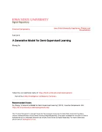 A Generative Model for Semi-Supervised Learning