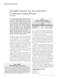Desirable Features of a Non-Chromate Conversion Coating Process by K