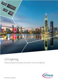 LED Lighting Semiconductors for Power Conversion and Smart Lighting