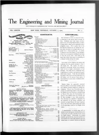 The Engineering and Mining Journal 1904-10-13