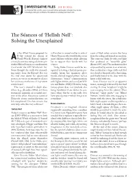 The Séances of ‘Hellish Nell’: Solving the Unexplained