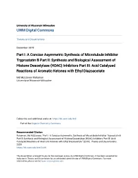 A Concise Asymmetric Synthesis of Microtubule Inhibitor Tryprostatin B