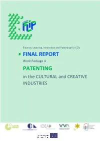 Final Report Patenting