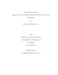 Aristotle on Time, Temporal Perception, Recollection, And