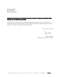 BCCNM Bylaws