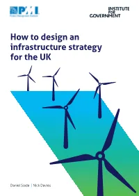 How to Design an Infrastructure Strategy for the UK