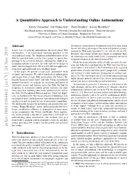 A Quantitative Approach to Understanding Online Antisemitism∗