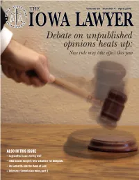 Debate on Unpublished Opinions Heats Up: New Rule May Take Effect This Year