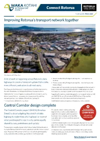 Improving Rotorua's Transport Network Together Central Corridor Design