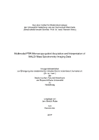 Multimodal FTIR Microscopy-Guided Acquisition and Interpretation of MALDI Mass Spectrometry Imaging Data