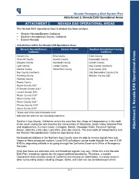 NV EAS Plan Attachment 2-Operational Areas