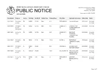 Public Notice &gt;&gt; Licensing and Management System Admin &gt;&gt;