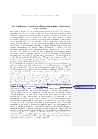How Are Histories of Non-Western Philosophies Relevant to Intercultural Philosophizing?