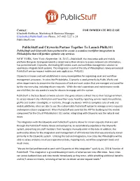 Publicstuff and Cityworks Partner Together to Launch Philly311
