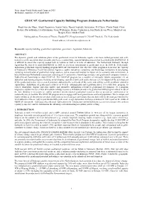GEOCAP: Geothermal Capacity Building Program (Indonesia-Netherlands)