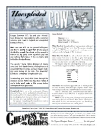 I Gave Cheapass Games $______For This Game! to Learn More, Read the Last Page of This Document, Or Visit