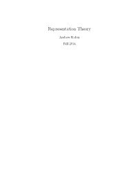 Representation Theory