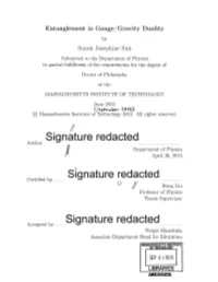 Signature Redacted Department of Physics April 30, 2015