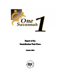 Gentrification Task Force Report (2004)