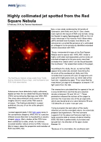 Highly Collimated Jet Spotted from the Red Square Nebula 5 February 2019, by Tomasz Nowakowski