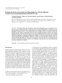 Defining the Roles of B-Catenin and Plakoglobin in Cell-Cell