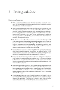 Ecosystems and Human Well-Being: a Framework for Assessment