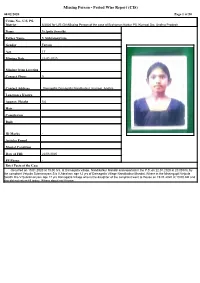 Missing Person - Period Wise Report (CIS) 04/02/2020 Page 1 of 50
