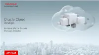 Oracle Application Development in the Cloud