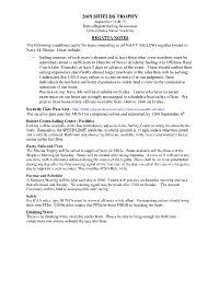 Shields Trophy Regatta HOST: U.S