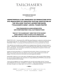 Tailchaser's Song Press Release 5-24-13