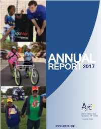 2017 Arc of Onondaga Annual Report