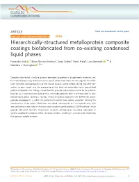 Hierarchically-Structured Metalloprotein Composite