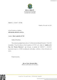 MEMO. Nº. 27/2017 – SCOM