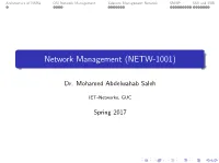 Network Management Telecom Management Network SNMP SMI and MIB