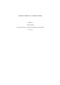 Guido's Book of Conjectures