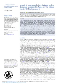 Impact of Mechanized Clam Dredging On