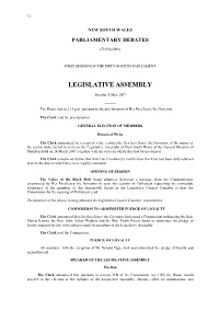 Legislative Assembly