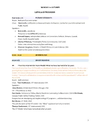 Leph2018 Program