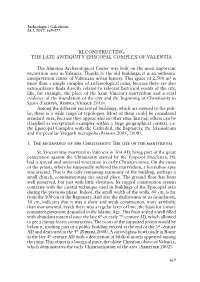 Reconstructing the Late Antiquity Episcopal Complex of Valentia