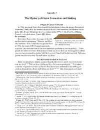Appendix 2. the Mystery of Guyot Formation and Sinking