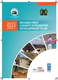 Revised First County Integrated Development Plan 1 County Vision, Mission and Core Values
