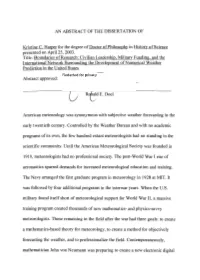 An Abstract of the Dissertation Of