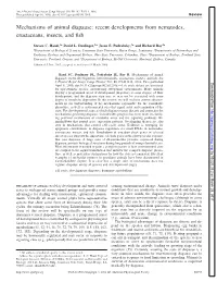 Mechanisms of Animal Diapause: Recent Developments from Nematodes, Crustaceans, Insects, and ﬁsh