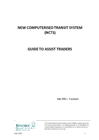 New Computerised Transit System (Ncts)