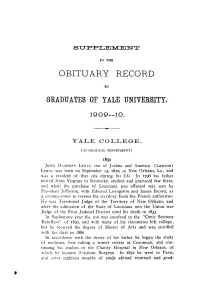 Obituary Record