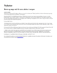 2005) -Barn Trenger Vår Omsorg