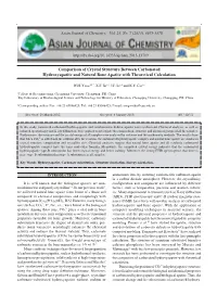 Comparison of Crystal Structure Between Carbonated Hydroxyapatite and Natural Bone Apatite with Theoretical Calculation