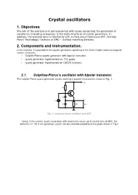 Crystal Oscillators 1