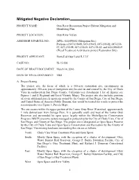Mitigated Negative Declaration
